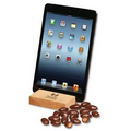 Hard Maple iPad  Holder/Tablet Stand with Chocolate Almonds